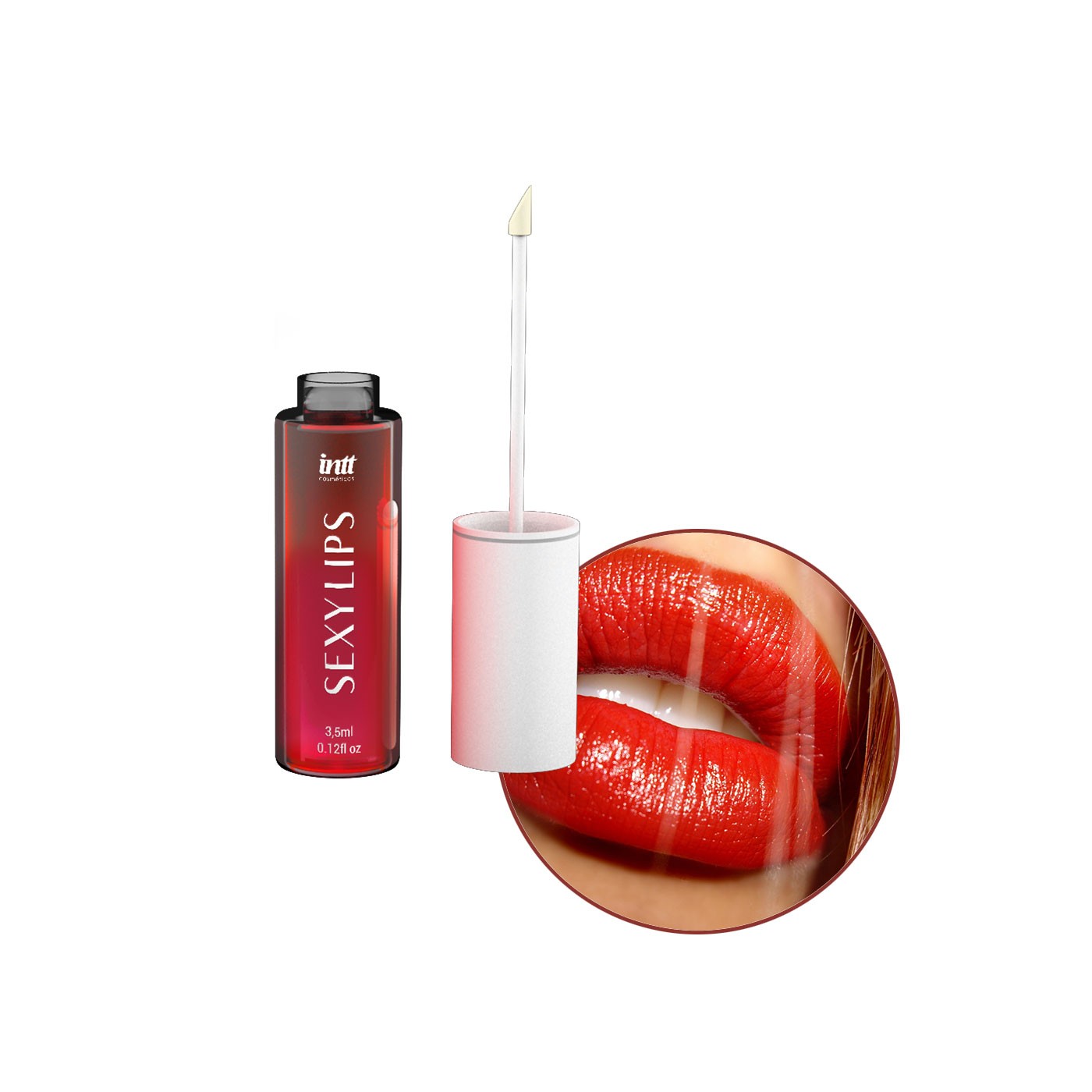 Lip Gloss Lábios Volumosos Ácido Hialurônico E Vitamina E Sexy Lips Vukane 0552
